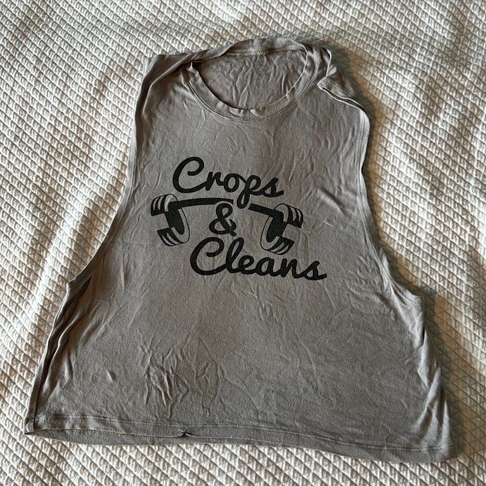 crop crossfit muscle tank